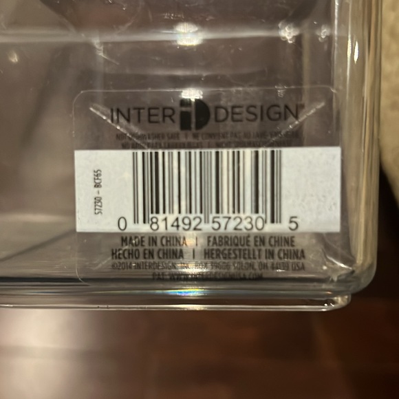 NWT InterDesign Linus Pantry, Refrigerator, Freezer Storage Container, Clear - Picture 7 of 7